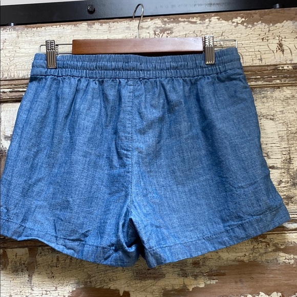 J. Crew Factory Chambray Shorts, Size S - Picture 2 of 3